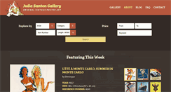 Desktop Screenshot of juliasantengallery.com